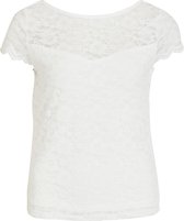 VILA VIKALILA CAPSLEEVE LACE TOP - NOOS Dames Top - Maat XS