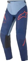 Alpinestars Racer Braap Dark Blue Powder Blue Br Red Motorcycle Pants 38