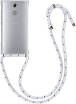 kwmobile telefoonhoesje compatibel met Sony Xperia XA2 - Hoesje met koord - Back cover in transparant