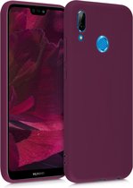 kwmobile telefoonhoesje geschikt voor Huawei P20 Lite - Hoesje voor smartphone - Back cover in bordeaux-violet