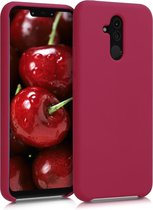 kwmobile telefoonhoesje voor Huawei Mate 20 Lite - Hoesje met siliconen coating - Smartphone case in mat fuchsia