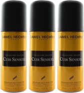 Daniel Hechter Collection Couture Cuir Sensuel Deodorant Voordeelbox | 3 x 150 ml