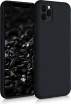 kwmobile telefoonhoesje voor Apple iPhone 11 Pro Max - Hoesje voor smartphone - Back cover in mat zwart