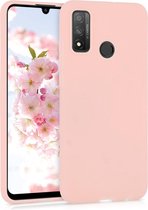 kwmobile telefoonhoesje voor Huawei P Smart (2020) - Hoesje voor smartphone - Back cover in mat roségoud