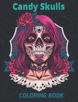 Candy Skulls Coloring Book