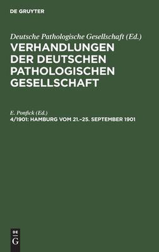 Hamburg Vom 21.-25. September 1901