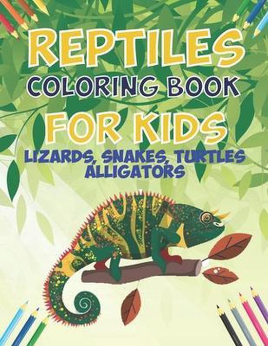 Reptiles Coloring book For kids, Kids Coloring Pages | 9798598050873