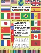 world flags coloring book