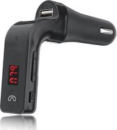 Bluetooth Aux FM Transmitter Ontvanger Auto | Snelladen | Met USB / Aux / Geheugenkaart | Receiver voor Autoradio - Zwart FM1