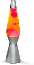 Lava Lamp Raket - oranje vloeistof met rode lava