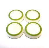 Thumb Grips | Thumb Sticks | Gaming Thumbsticks | Geschikt voor Playstation PS5 PS4 PS3 & Xbox X S One 360 | 1 Set = 4 Thumbgrips | Zwart met Lichtgroen