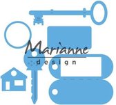 Marianne Design Creatables Snij en Embosstencil - Sleutelhanger