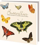 Kaartenmapje met env, vierkant: Butterflies, Rijksmuseum