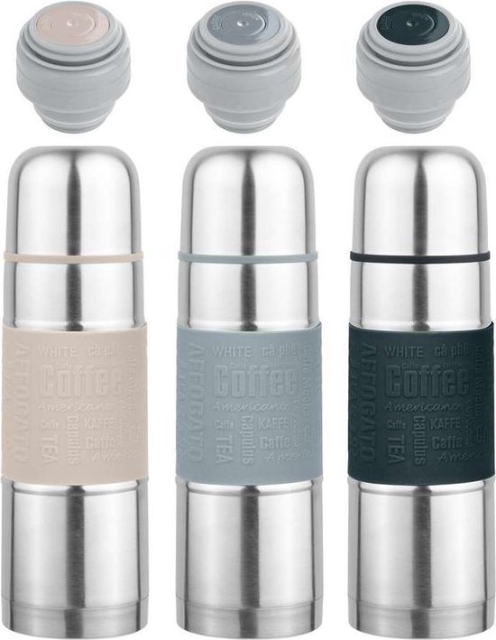 YILTEX - Bouteille isotherme / Thermos / Thermos / Thermos 0,5 litre / Thermos 0,5 litre - Acier inoxydable - 0,5l - Rose