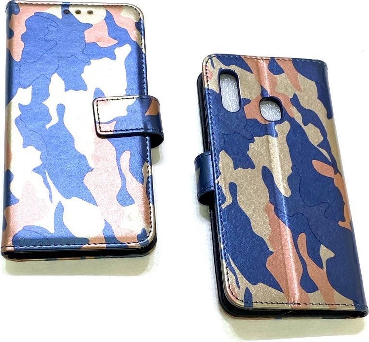 ZKl Telecom Telefoonhoesje - Book Case - Geschikt Voor Samsung Galaxy A40 - Blauw