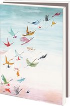 Kaartenmapje met env, klein: Vogels, Miriam Bouwens