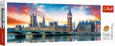Trefl - Puzzles - "500 Panorama" - Big Ben and Palace of Westminster, London
