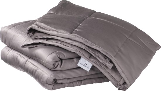 Schinkelshoek Verzwaringsdeken – Bamboe – Grijs – 150x200cm – 6kg