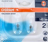 OSRAM Burner HALOSTAR 12V 10W G4 Halogen 2-stuks