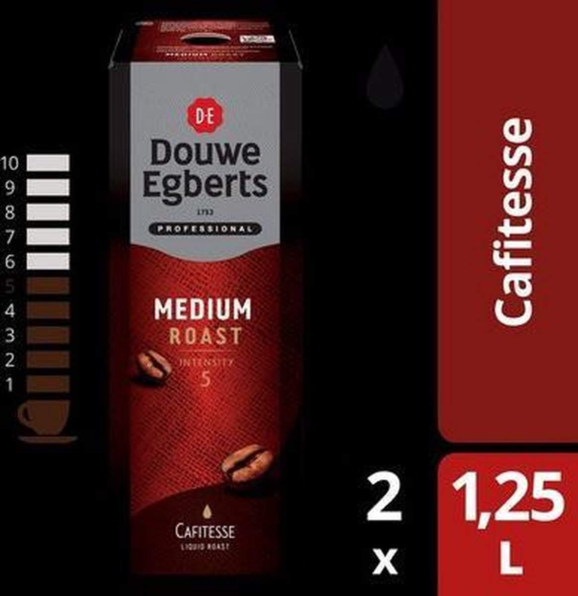 Cafitesse koffie Medium Roast 2 x 1,25 ltr | bol