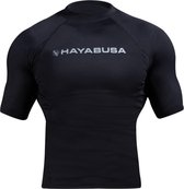 Hayabusa Haburi 2.0 Rash Guard S/S Zwart Kies uw maat: S