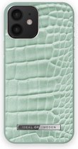 iDeal of Sweden Atelier Case Introductory voor iPhone 12/12 Pro Mint Croco