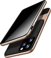 Apple iPhone 12 Pro Backcover | Goud | Shockproof | met Kickstand