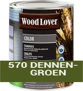 Woodlover Color Tuinhuis - Beits - Dennen Groen - 570 - 2,50 L - Beschermende dekkende gekleurde beits voor tuinhuizen