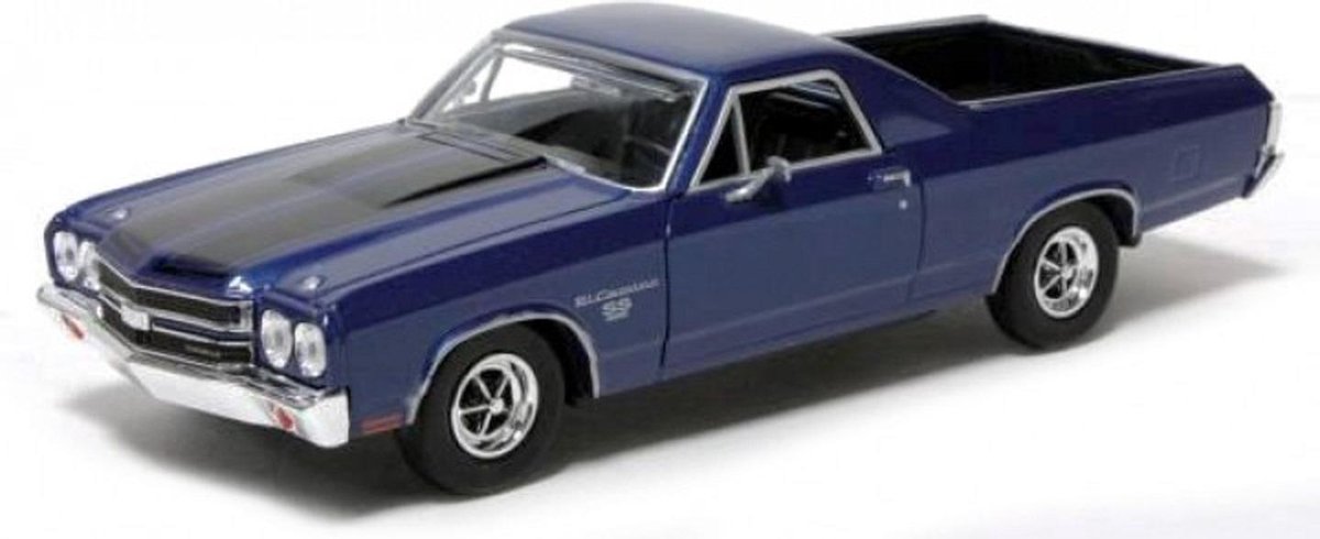 Chevrolet El Camino SS 396 1970 Blauw 1-24 Motormax