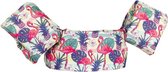 HappySwimmer - Puddle Jumper zwembandjes/zwemvest voor peuters en kleuters met Flamingo print
