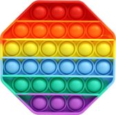 Casa Da Praia Fidget Toy - Pop it - Regenboog Octogan - Multi Color
