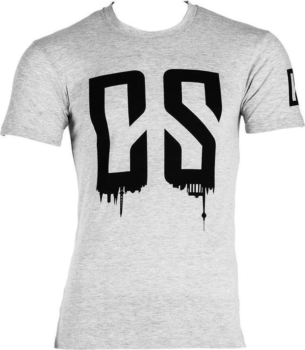 CAPITAL SPORTS Beforce Sportswear Trainings T Shirt XL Herren Freizeit Sport Shirt renhals (kurzarm, meliert, voor Männer, Größe: XL) grau – geschikt voor thuisfitness en sportschoolgebruik, duurzame constructie, eenvoudig te monteren, ideaal voor kr