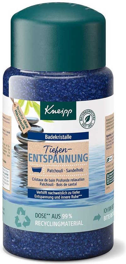 Foto: Badkristallen tiefen entspannung patchouli 600 gram kneipp