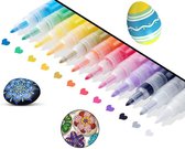 Acryl stiften 12 kleuren | 0.7 mm | Acrylverf stiften | Acryl marker | Acryl stiften volwassenen | Acrylstiften voor stenen schilderen | Happy Stones stiften | Paaseieren Schildere