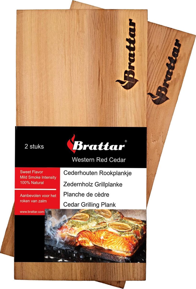 Cederhout Rookplank Western Red Cedar - 2 stuks