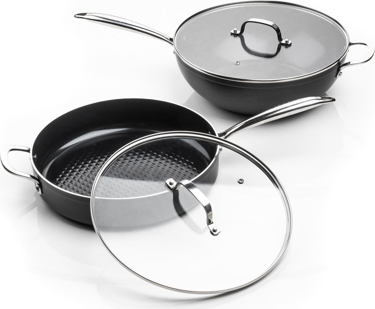 ISENVI Victoria Forged Combideal – Hapjespan en wok – RVS