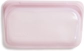 Stasher - Snack - Vershoudzakje - Hersluitbaar en Luchtdicht - 19x12cm - Rose Quartz (Roze)