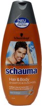 Schwarzkopf Schauma - Hair & Body - Met Vitamine B 5 - Voordeelverpakking 6 x 400 ml