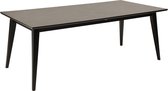 Danform Cibus eetkamertafel 200/300 cm Inclusief 2 extra bladen, zwart.