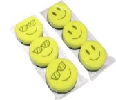3 Stuks - Schuursponzen - Schuurspons - Smiley - Leuke sponzen - Schoonmaken - Schoonmaakaccessoires