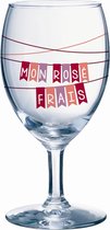 DUROBOR - NAPOLI WIJNGLAS MON ROSE FRAIS - 24cl - SET VAN 6 STUKS