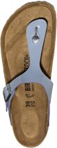 Birkenstock Gizeh Dames Slippers Dove Blue Patent Regular-fit | Blauw | Imitatieleer | Maat 42