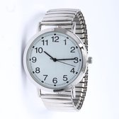 Brigada - heren horloge - stalen zilver kleurige band - quartz uurwerk