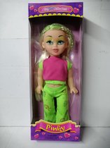 Speelpop PINKY - pop 30 cm - My Teen Collection - Groen