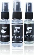 Freshend - Combi Box Autoparfum - 3x 20 ml - Heerlijk Verfrissend - Premium Autoparfum - Handig opbergbare spray