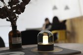 Draadloze Gloeilamp/Tafellamp - Mini LED lamp - Bulb Lamp - Oplaadbare Accu – Sfeerverlichting – Dimbaar - Grijs