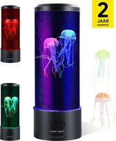 LumiMe® Jellyfish Nachtlamp – Lavalamp – LED Lamp met Kwallen - Nachtlampje Kinderen – Multi-Color