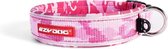 EzyDog Neo Classic Hondenhalsband - Halsband voor Honden - 34-38cm - Roze Camouflage