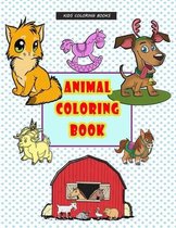 Kids Coloring Books Animal Coloring Book: Animal Coloring Book For Kids Aged 3-8, Fun with colors, Family book, Activity book