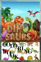 Dinosaur coloring book: Dinosaurs coloring book, weird and wonderful creatures